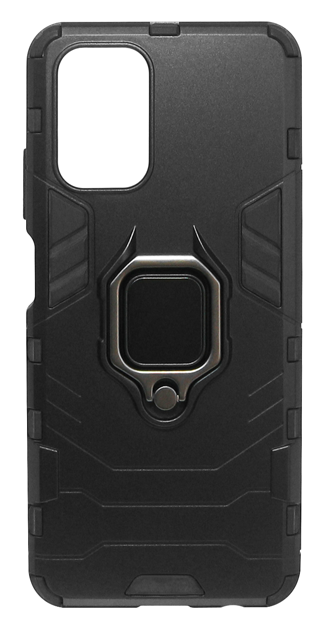 Накладка Xiaomi Redmi Note 10/Note 10S Чорний Magnetic Armor Ring Honor