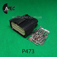 Роз'єм 16 контактний на фару Форд, Джип Molex 033472-1601