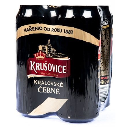 Пиво Темне Krušovice Kralovske Cerne Крушовиця з/б 0,5 л Чехія