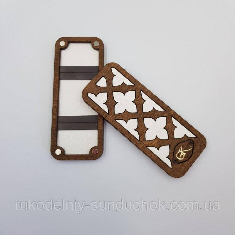 Голківниця дерев'яна з магнітом GOLDEN KEY i002t, фото 1