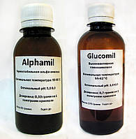 Комплект ферментов для зерна/муки/крохмала (Alphamil 83г + Glucomil 175г) на 250кг сырья