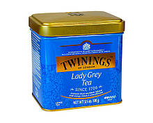 Чай чорний Twinings Lady Grey, 100 г (ж/б)