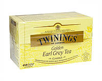 Чай черный ароматизированный Золотой Граф Грей Twinings Golden Earl Grey в пакетиках, 39,6 г (22шт*1,8г)