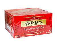Чай черный Twinings English Breakfast в пакетиках, 100 г (50шт*2г) (070177074647)
