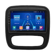 Штатна магнітола 9" Lesko для Renault Trafic III 2014-2021 4/32Gb 4G Wi-Fi GPS Top Рено