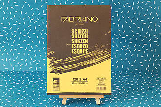 Склейка для мініатюр Schizzi Sketch А4 (21x29,7см), 120л, 90г/м2, Fabriano