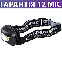 Налобный фонарь Esperanza Head Lamp LED Crater, светодиодный фонарик на голову (лоб)