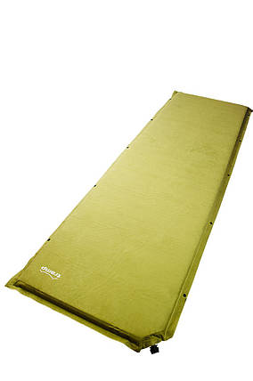 Килимок самонадувний Tramp Comfort з можливістю зістібання олива 195x58x3см, фото 1