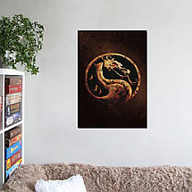 Плакат "Мортал Комбат, лого, Mortal Kombat, logo" (артикул 1773 ...