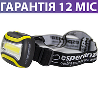 Налобный фонарь Esperanza Head Lamp LED Monoceros, светодиодный фонарик на голову (лоб)