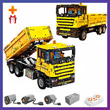 Дитяча радіокерована іграшка вантажівка Technics T4006 Конструктор 2531 деталей + Подарунок