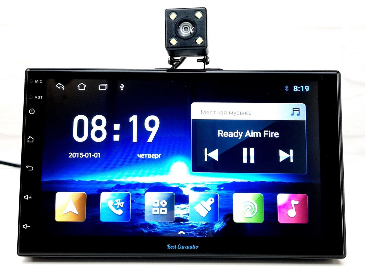 Автомагнітола 2-Din на базі Android 11.0 з навігацією TurboSound 7116A, фото 1