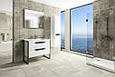 Тумба з раковиною та дзеркалом Aquanil METAWOOD 85 см, фото 4