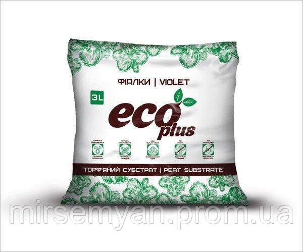 Субстрат для фиалки ECO PLUS 3 л. PEATFIELD