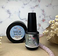 Молочная база для гель-лака NailApex Milk Base Gel, 15 мл