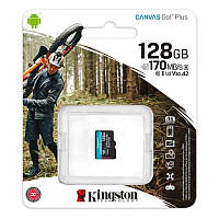 MicroSDXC 128GB UHS-I/U3 Class 10 Kingston Canvas Go! Plus R170/W90MB/s