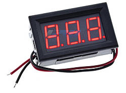 Вольтметр в корпусі 4.5-30, червоний