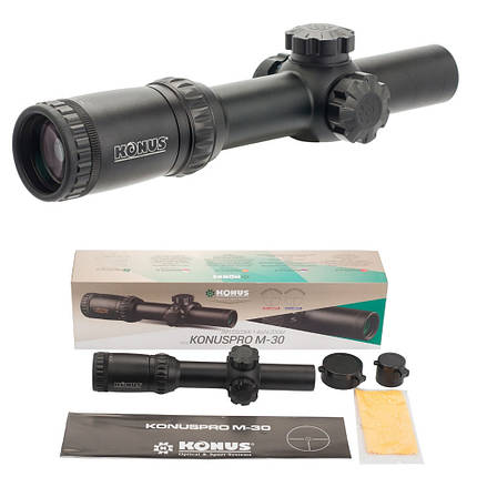Оптичний приціл Konus Konuspro M-30 1-6x24 Circle Dot IR, фото 1