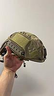 Чехол кавер на шлем защитный ВСУ, нашлемник типа FAST 1 (без ушей) мультикам