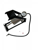 Насос під ногу (Помпа) автомобільний посилиненний з манометром (1 Циліндр) Дорожня карта