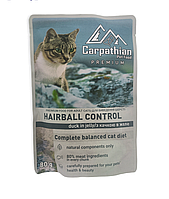 Влажный корм Carpathian Pet Food Hairball 80г с уткой в желе для котов