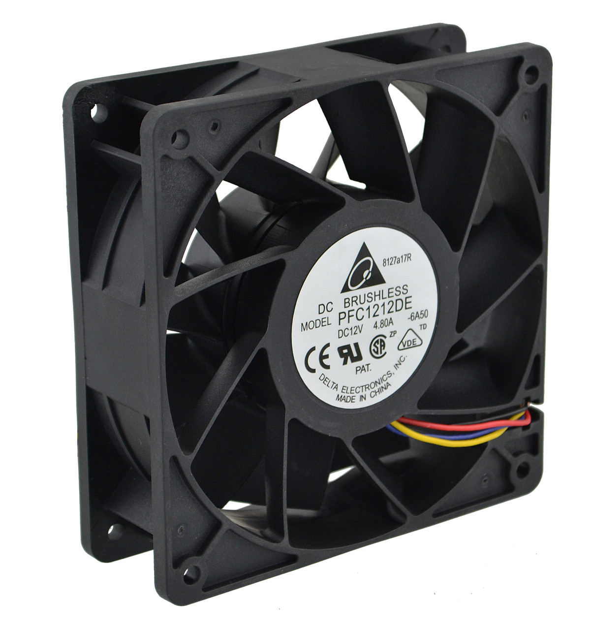 Кулер (вентилятор) Delta Electronics PFC1212DE для Asic Antminer та ін. 12V 4.8A (3_01899)