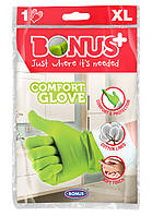Гумові рукавички підвищеної комфортності для господарських робіт BONUS + Comfort -XL