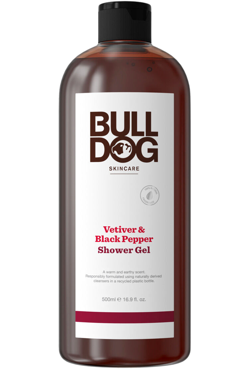 Чоловічий гель для душу Ветивер і Чорний Перець Bulldog Black Pepper & Vetiver Shower Gel 500 мл