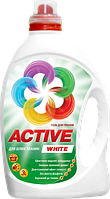 Гель для прання білих тканин Active White 3 л.