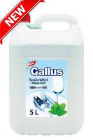 Рідина для миття посуду Gallus spulmittell Minze (м'ята) 5 л