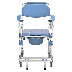 Коляска для інвалідів із туалетом MIRID KDB-697B. Крісло для душу та туалету.