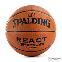 М'яч для баскетболу Spalding React  TF-250 76-801Z (76-801Z). Баскетбольні м'ячі.