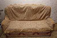 Комплекты на диван и два кресла (дивандеки) Брызги шампанского песочный