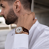 Наручний класичний механічний годинник Lobinni з автопідзаводом з японським механізмом, фото 4