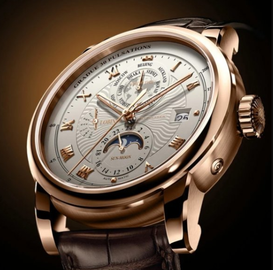 Наручний класичний механічний годинник Lobinni з автопідзаводом з японським механізмом, фото 1