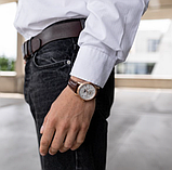 Наручний класичний механічний годинник Lobinni з автопідзаводом з японським механізмом, фото 6