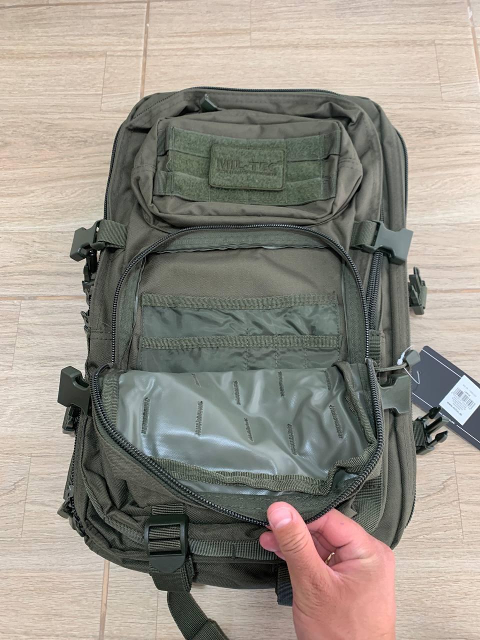 Рюкзак тактический MIL-TEC 36л. OLIVE || Тактический походной рюкзак MIL-TEC 36 L OLIVE - фото 8 - id-p1649358121