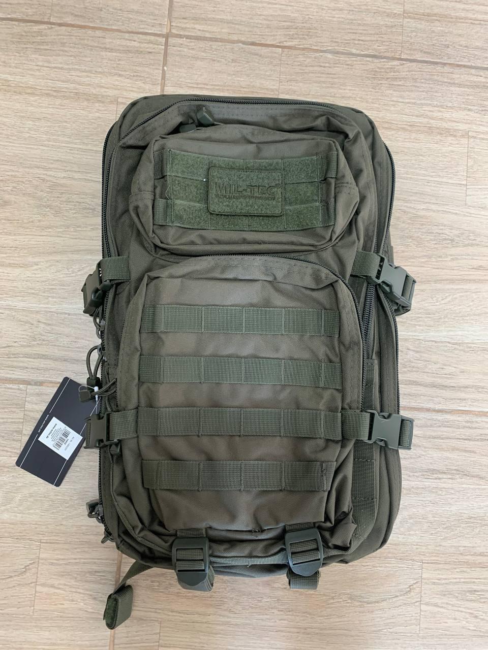 Рюкзак тактический MIL-TEC 36л. OLIVE || Тактический походной рюкзак MIL-TEC 36 L OLIVE - фото 5 - id-p1649358121