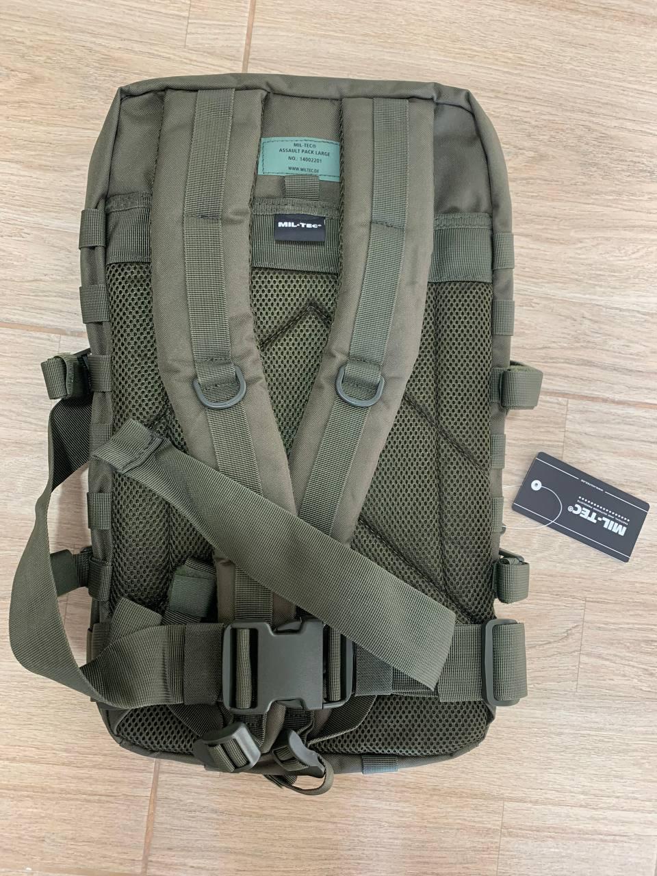 Рюкзак тактический MIL-TEC 36л. OLIVE || Тактический походной рюкзак MIL-TEC 36 L OLIVE - фото 7 - id-p1649358121