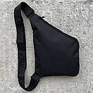 Сумка-месенджер надтонкої конструкції. Колір: чорний, фото 7