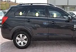 Нижня окантовка вікон (6 шт, нерж) для Chevrolet Captiva 2006-2019 рр