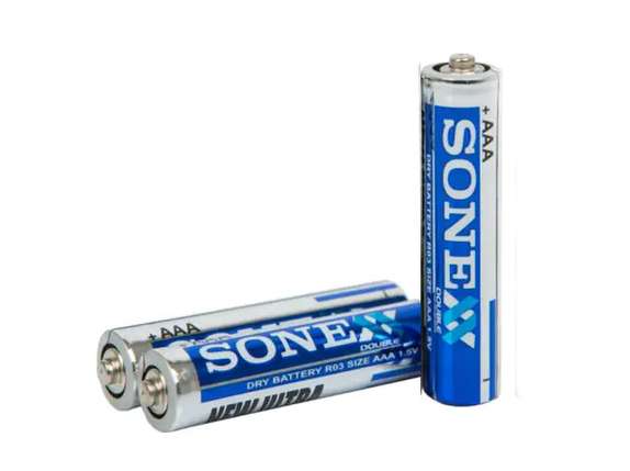 Батарейки міні-пальчик Sonex LR3 AAA 3 шт., фото 2