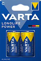 Батарейки C (R14, 343) VARTA LONGLIFE POWER BLI2 1.5V ALKALINE