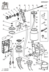 Електричний Краскопульт DWT ESP05-200 T