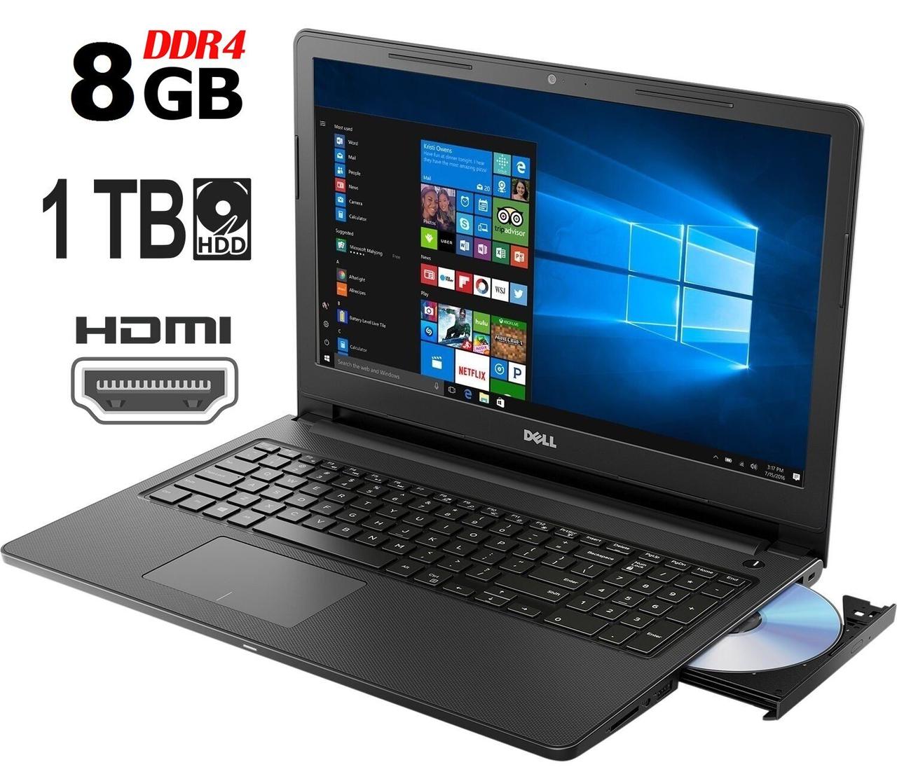 Ноутбук Dell Inspiron 15 3000 / 15.6" (1366x768) TN / Intel Core i3 ...