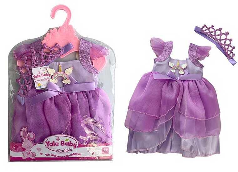 Одяг для ляльок (сукня, пов'язочка на голову, у пакеті) BLC 101 G, фото 1