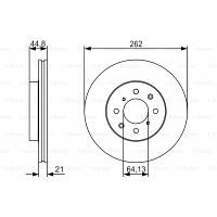 Тормозной диск Bosch 0 986 479 R80