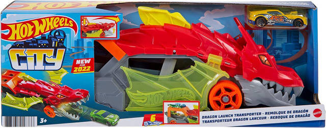 Hot Wheels DragBus 4セット Игровой набор Хот Вилс Транспортер Дракон Hot Wheels Dragon Launch