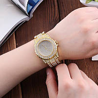 Годинник жіночий із золотистим браслетом код 616 продаж