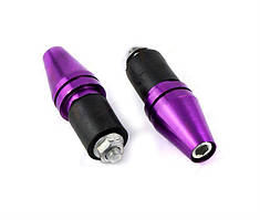 Грузики керма на мотоцикл ZX-604 "Конус" бузкові 2 штуки